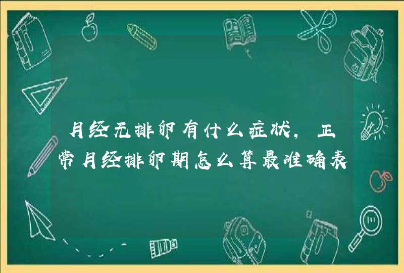 月经无排卵有什么症状,正常月经排卵期怎么算最准确表,第1张