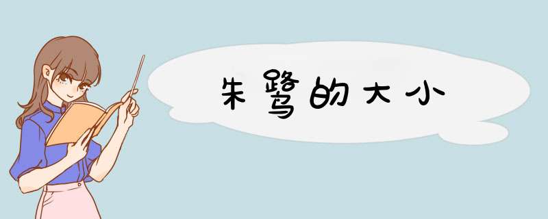 朱鹭的大小,第1张