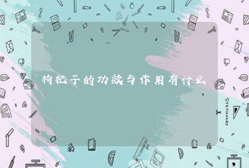 枸杞子的功效与作用有什么,第1张