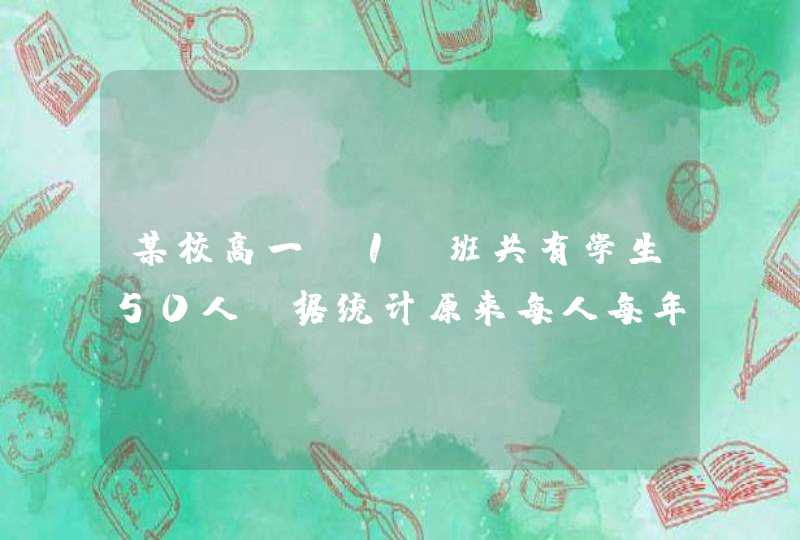 某校高一（1）班共有学生50人，据统计原来每人每年用于购买饮料的平均支出是 a 元．经测算和市场调查，若,第1张