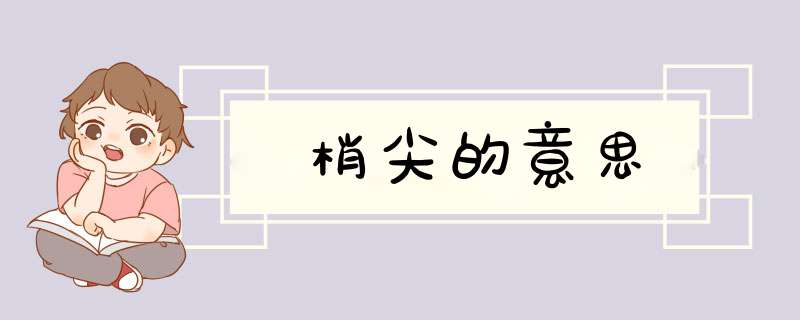 梢尖的意思,第1张