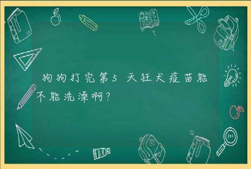 狗狗打完第5天狂犬疫苗能不能洗澡啊?,第1张