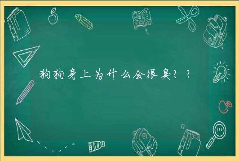 狗狗身上为什么会很臭？？,第1张