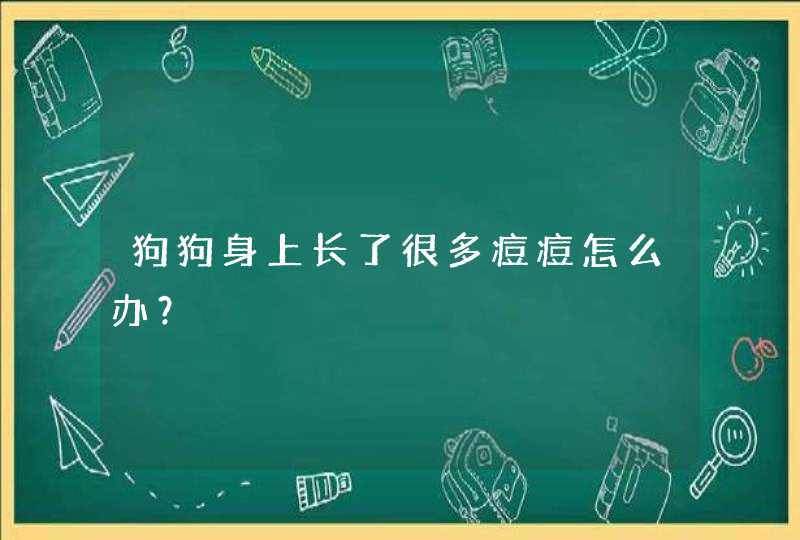 狗狗身上长了很多痘痘怎么办？,第1张