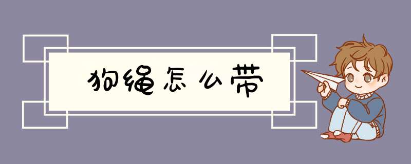 狗绳怎么带,第1张