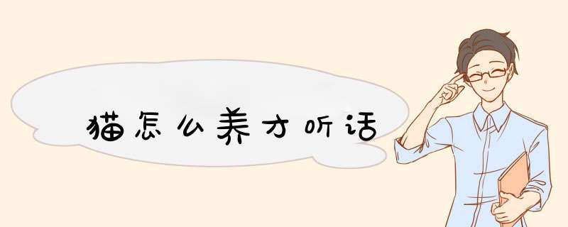 猫怎么养才听话,第1张