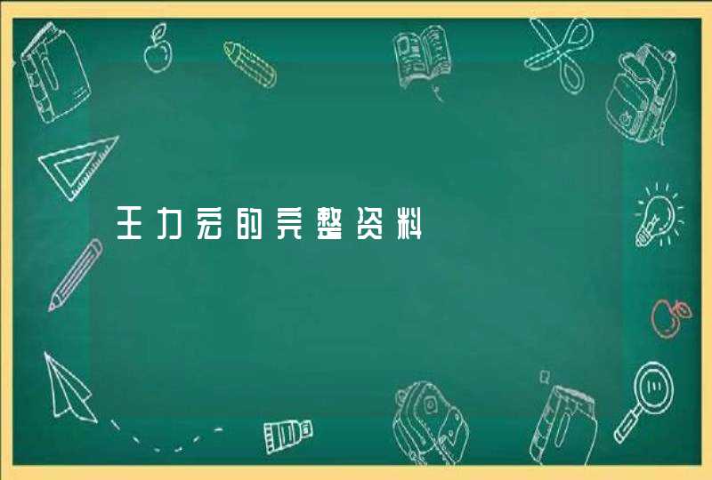 王力宏的完整资料,第1张