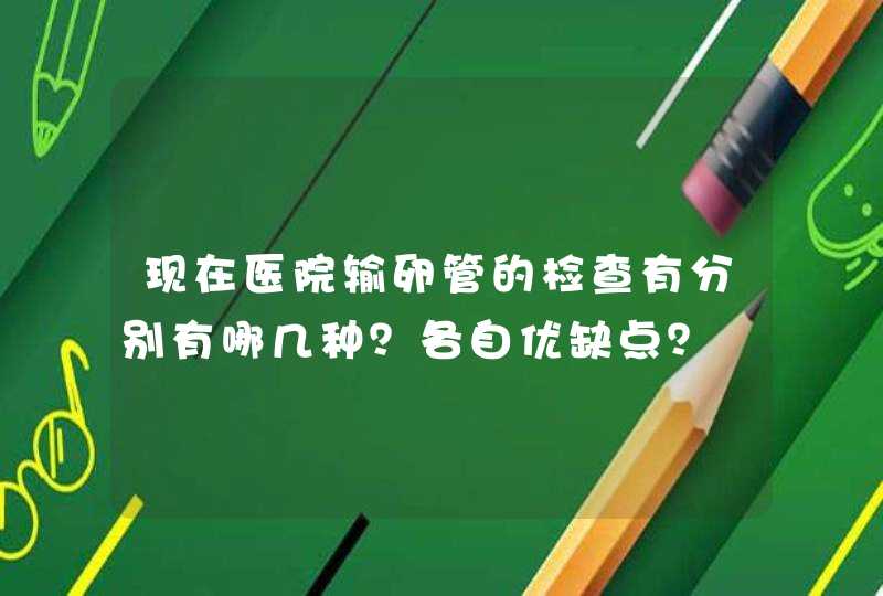 现在医院输卵管的检查有分别有哪几种？各自优缺点？,第1张