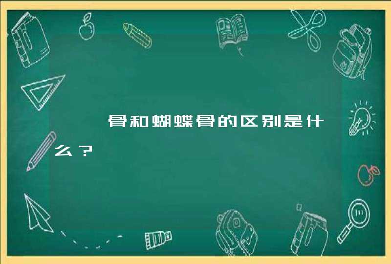 琵琶骨和蝴蝶骨的区别是什么？,第1张