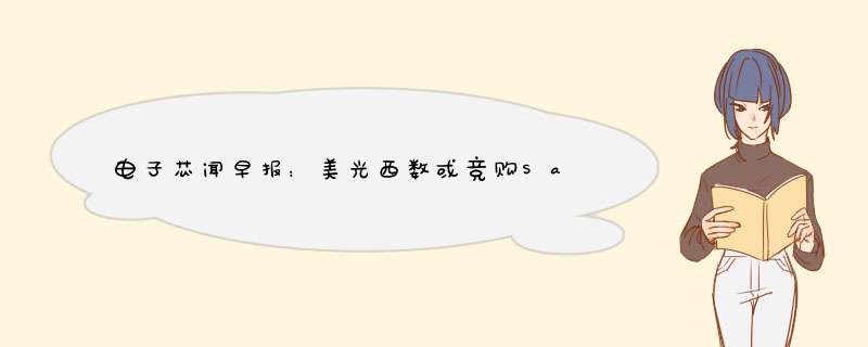 电子芯闻早报:美光西数或竞购SanDisk,第1张 电子芯闻早报:美光西数或竞购SanDisk,第1张