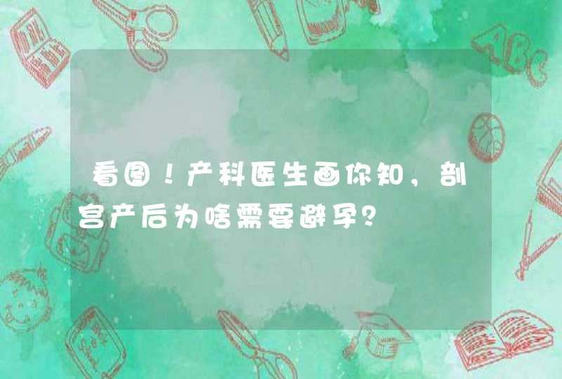 看图！产科医生画你知，剖宫产后为啥需要避孕？,第1张