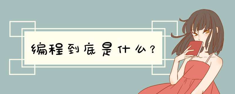 编程到底是什么？,第1张