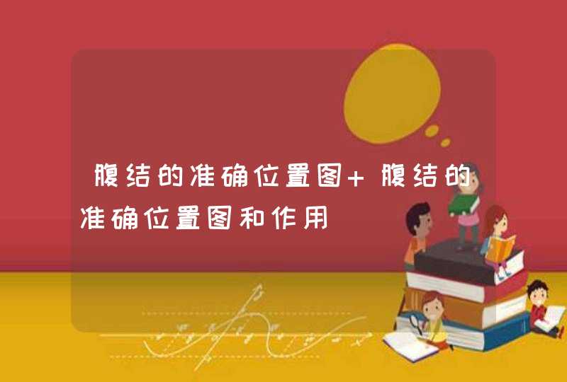 腹结的准确位置图 腹结的准确位置图和作用,第1张