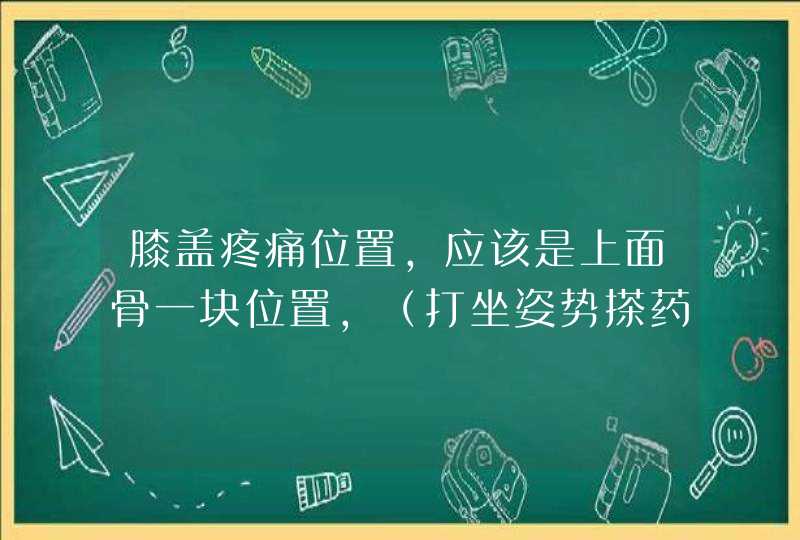 膝盖疼痛位置，应该是上面骨一块位置，（打坐姿势搽药时也是感觉上面有点平的位置疼）我喜欢打羽毛球,第1张