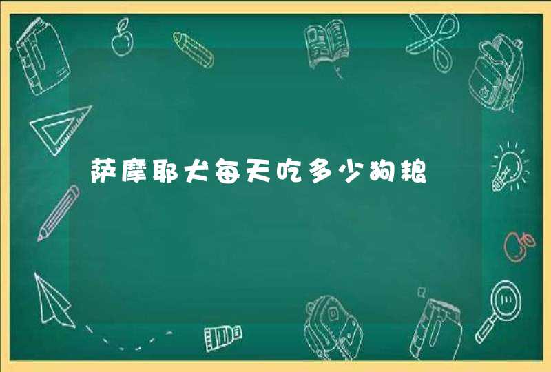 萨摩耶犬每天吃多少狗粮,第1张