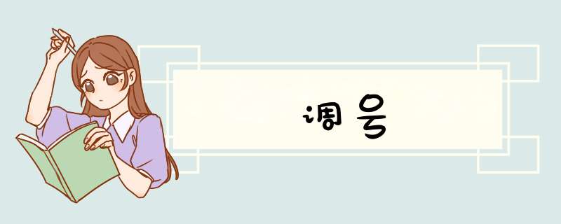 调号,第1张