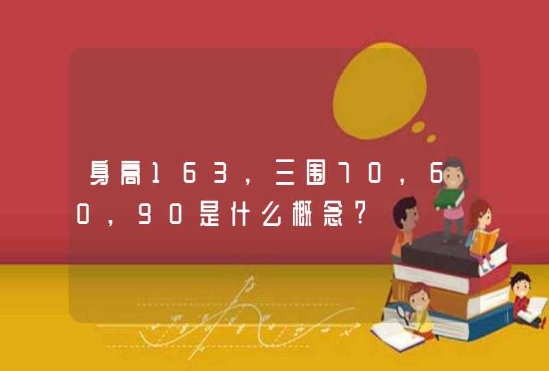 身高163,三围70,60,90是什么概念?,第1张