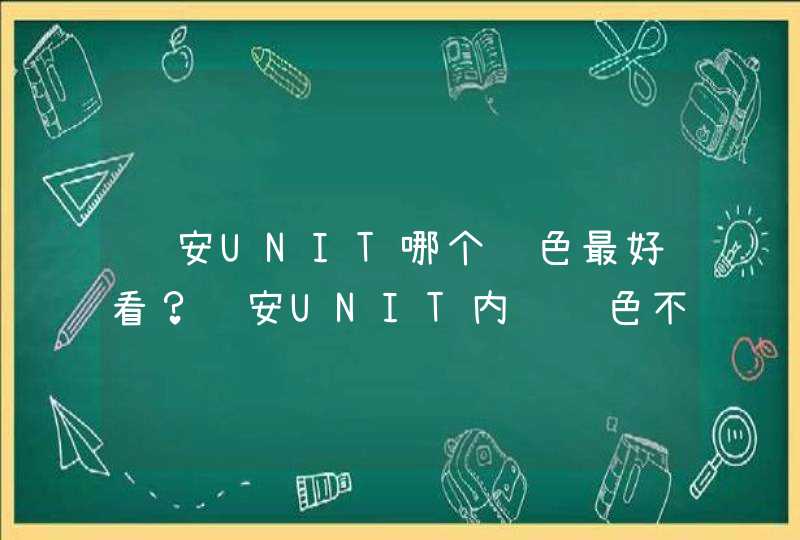 长安UNIT哪个颜色最好看？长安UNIT内饰颜色不能选哪个,第1张