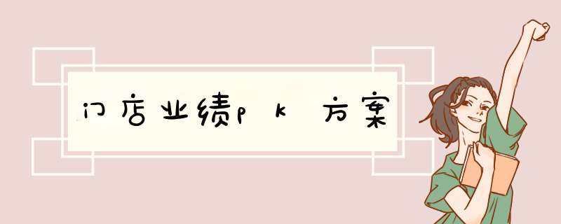 门店业绩pk方案,第1张