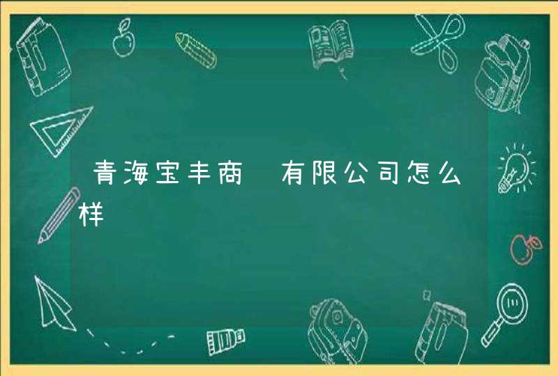 青海宝丰商贸有限公司怎么样,第1张