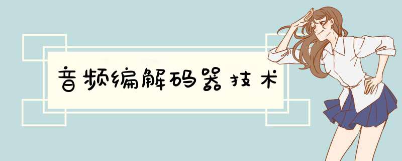 音频编解码器技术,第1张