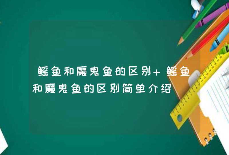 鳐鱼和魔鬼鱼的区别 鳐鱼和魔鬼鱼的区别简单介绍,第1张