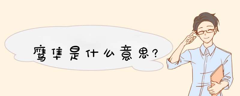 鹰隼是什么意思?,第1张 鹰隼是什么意思?,第1张