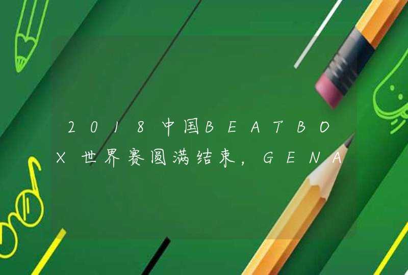 2018中国BEATBOX世界赛圆满结束，GENANX闪电潮牌为赛事提供服装赞助！,第1张