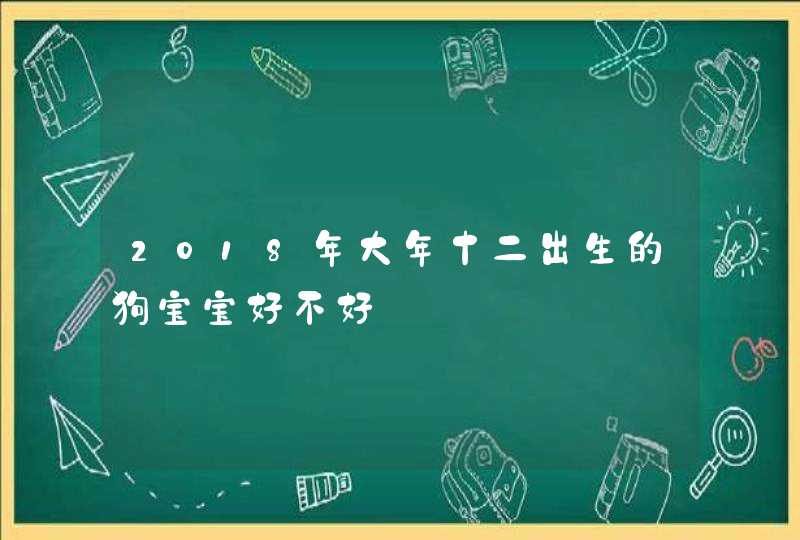 2018年大年十二出生的狗宝宝好不好,第1张