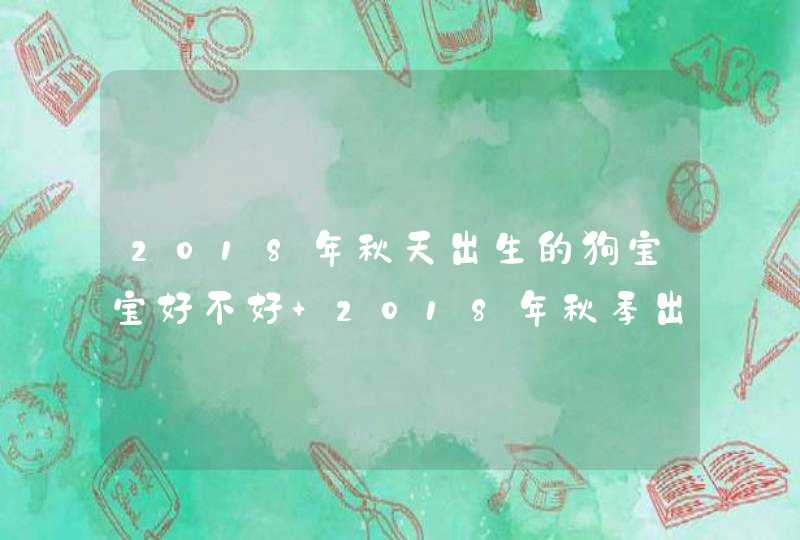 2018年秋天出生的狗宝宝好不好 2018年秋季出生的孩子怎么样,第1张