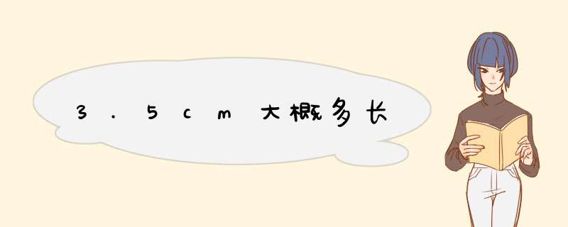 3.5cm大概多长,第1张