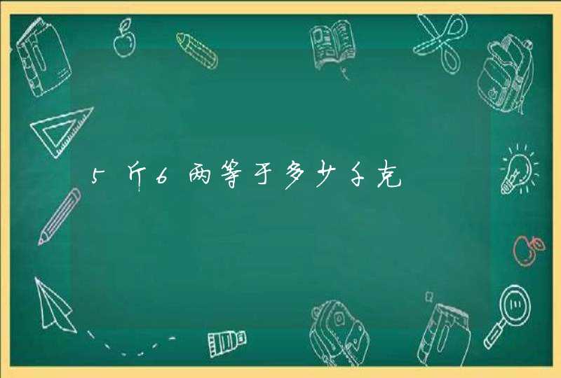 5斤6两等于多少千克,第1张