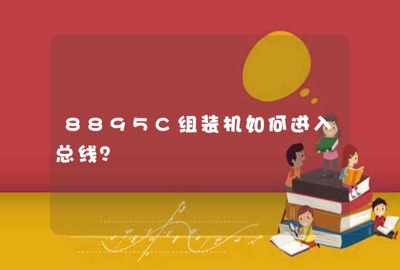 8895C组装机如何进入总线？,第1张