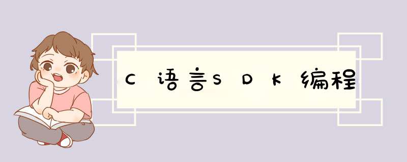 C语言SDK编程,第1张