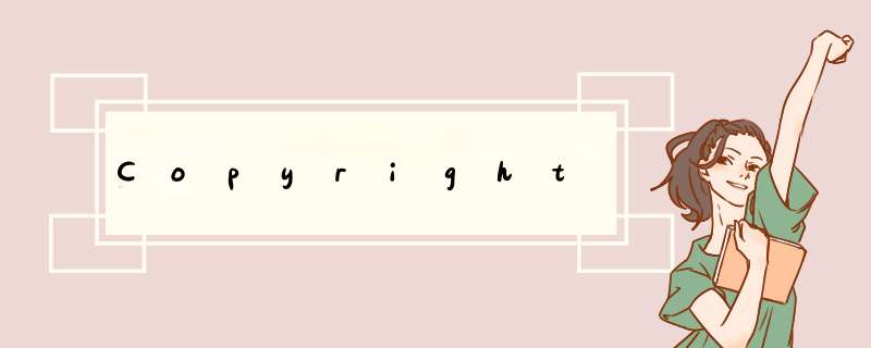 Copyright,第1张