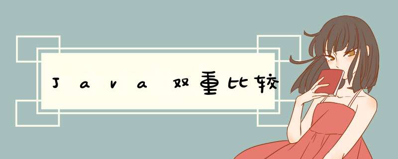 Java双重比较,第1张