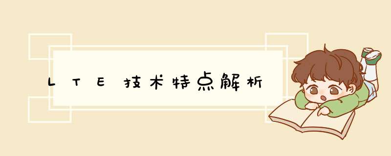 LTE技术特点解析,第1张