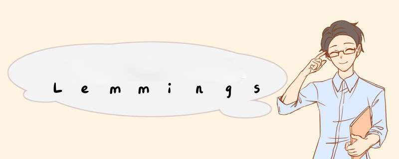 Lemmings,第1张