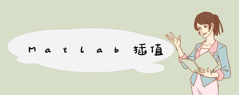 Matlab插值,第1张
