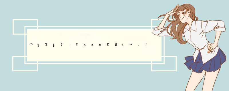 MySql:InnoDB: .ibdata1 can't be opened in read-write mode,第1张 MySql:InnoDB: .ibdata1 can't be opened in read-write mode,第1张