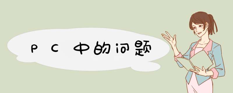 PC中的问题,第1张