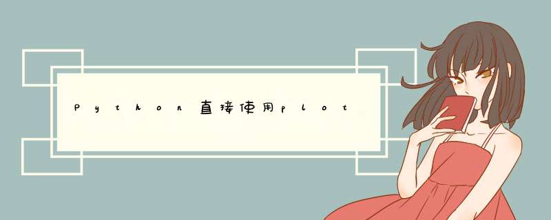 Python直接使用plot,第1张