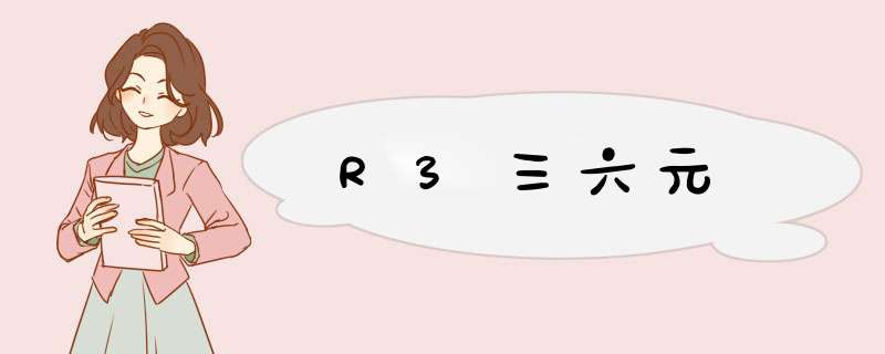 R3三六元,第1张
