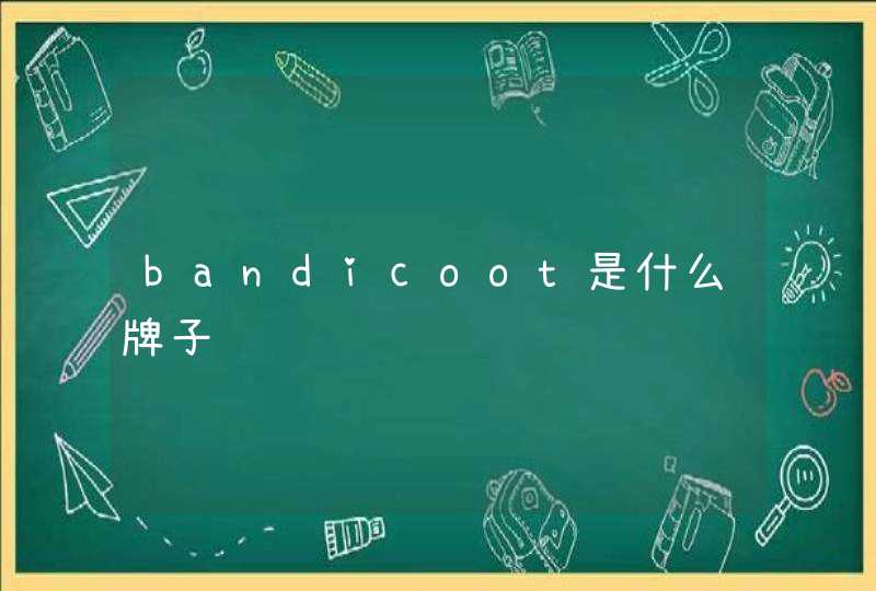 bandicoot是什么牌子,第1张