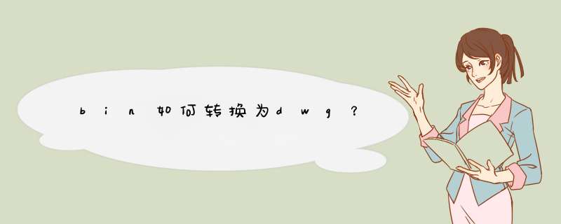 bin如何转换为dwg?,第1张 bin如何转换为dwg?,第1张