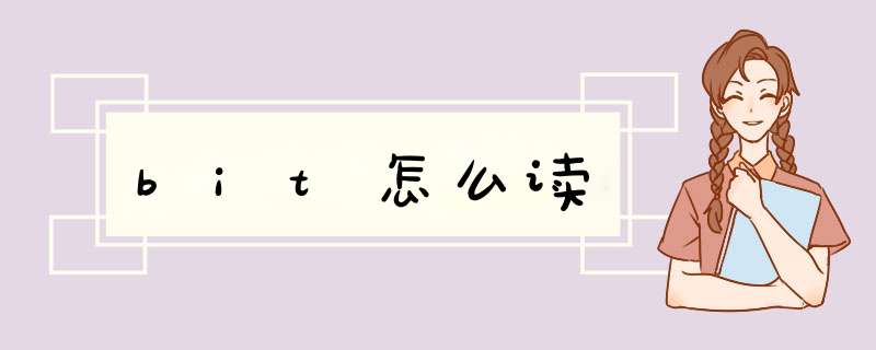bit怎么读,第1张