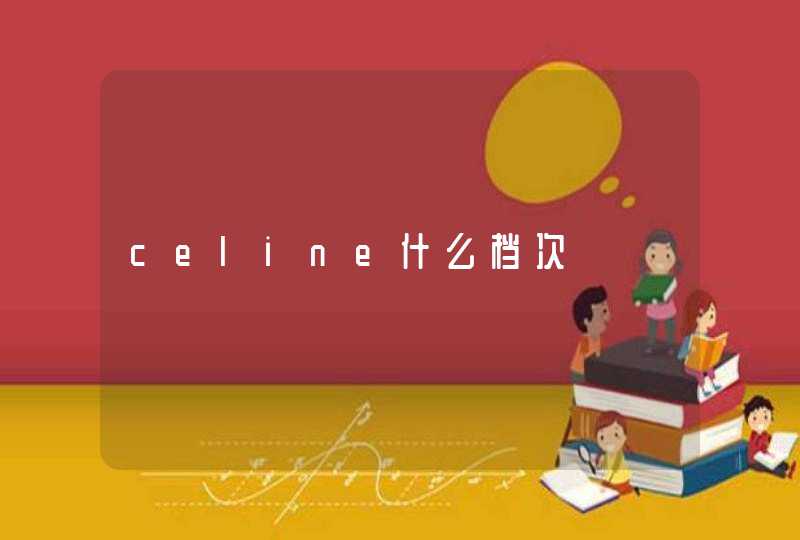 celine什么档次,第1张