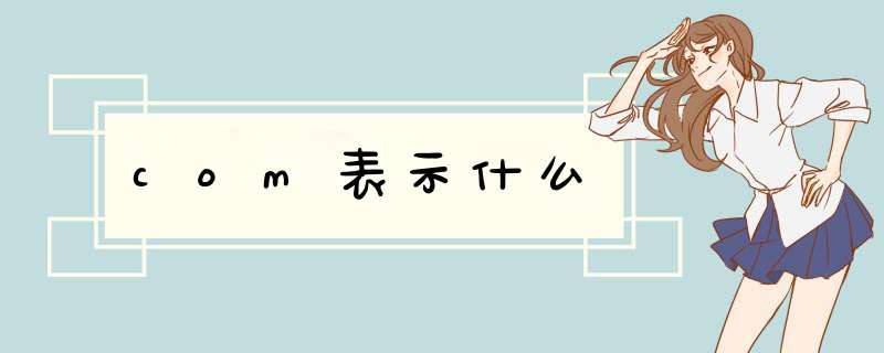 com表示什么,第1张