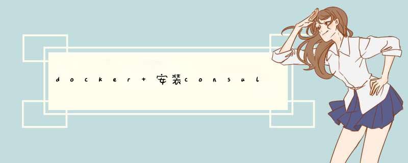 docker 安装consul,第1张 docker 安装consul,第1张