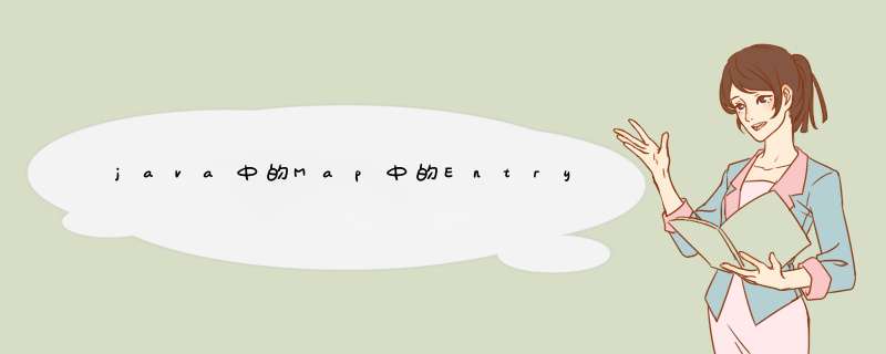 java中的Map中的EntrySet(),第1张
